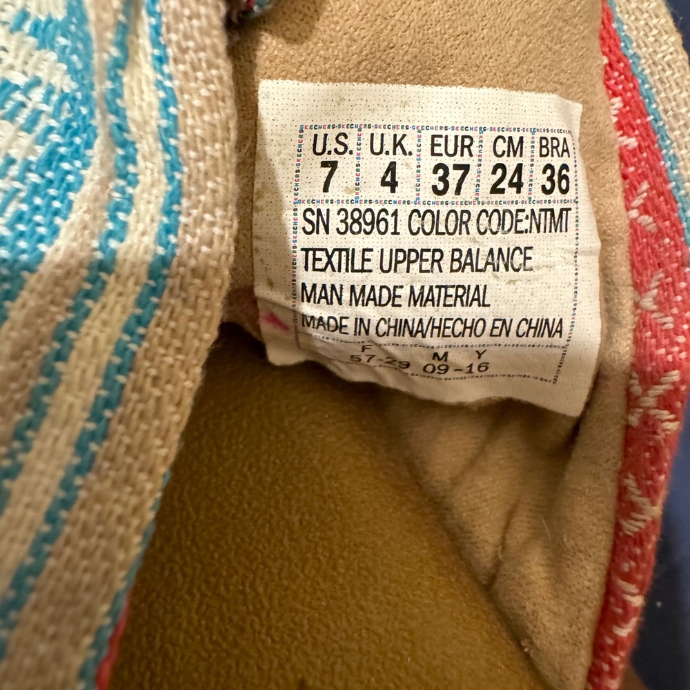 Sketchers sz 7 luxe foam flip flop beach‎ sandal Aztec - Picture 8 of 8